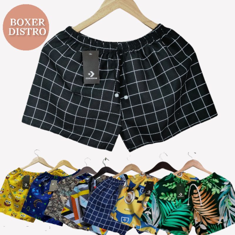 boxer pria distro unisek remaja dewasa