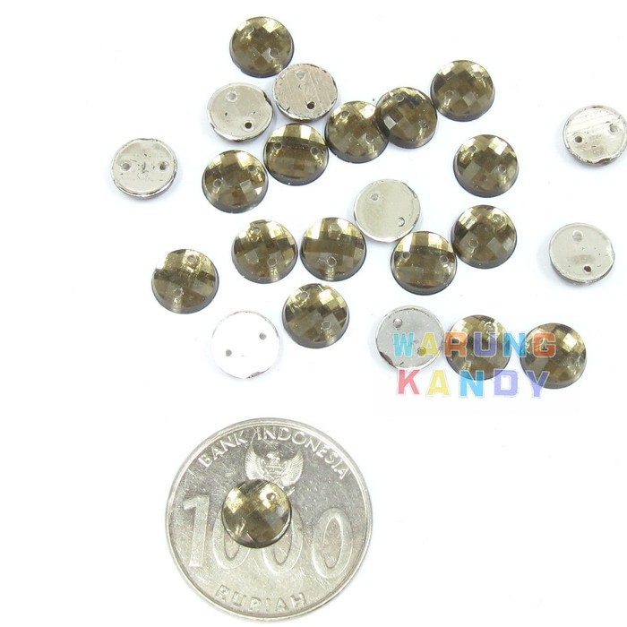 Diamon Akrilik Bulat 8mm ECER 100pc