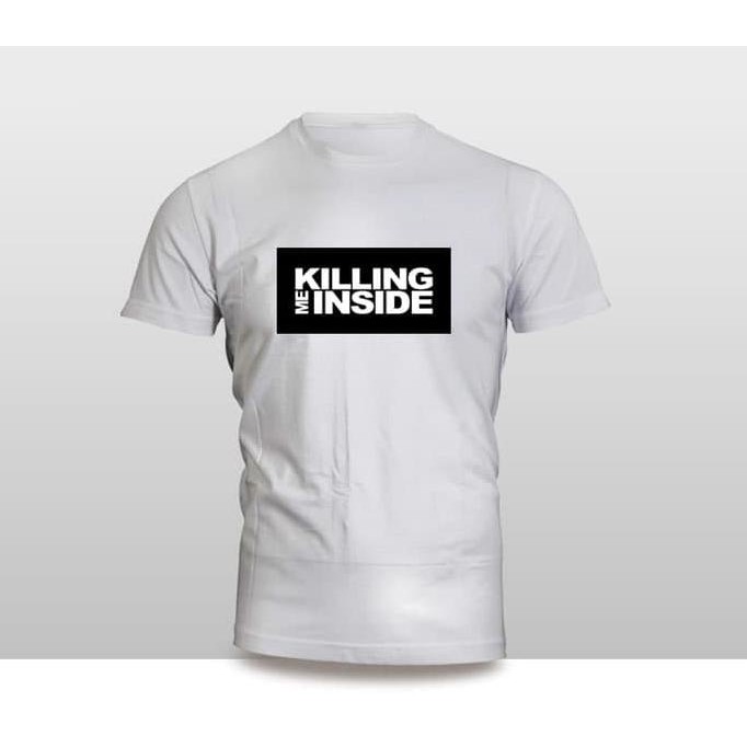 Sale Kaos Tshirt Baju Combed 30S Distro Killing Me Inside Band Jersey Murah Terbaru