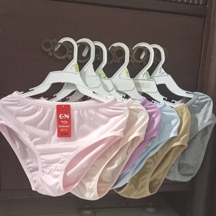 SET 6 Celana Dalam Wanita Pastel - CD GOLDEN NICK - Pakaian Dalam - Underwear Berkualitas S M L XL