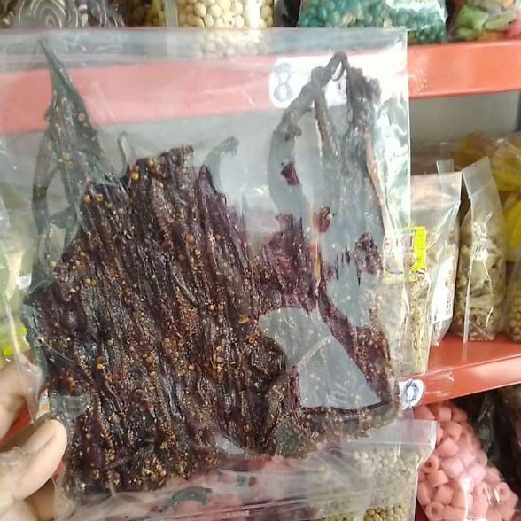 Dendeng Belut Matang Asin Manis