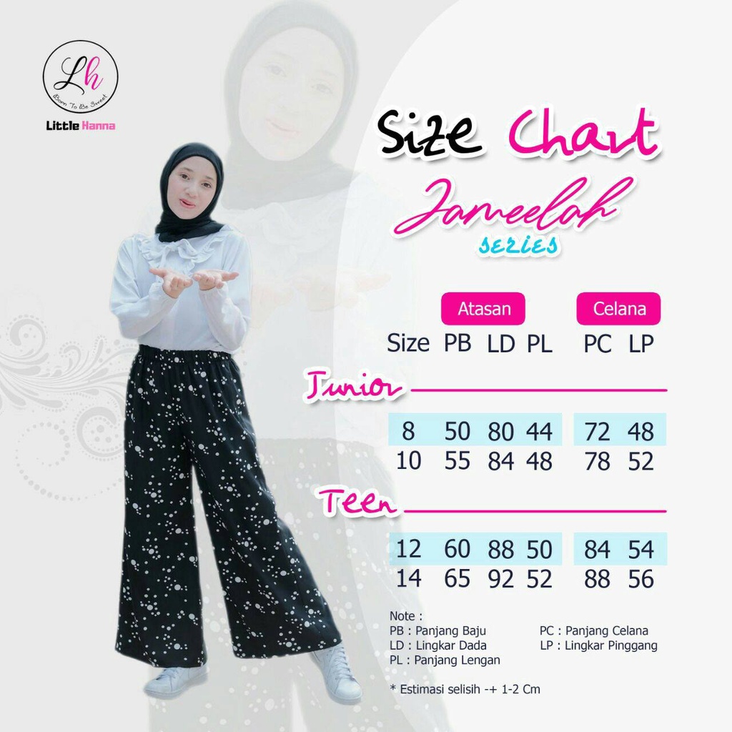 Setelan 3in1 Jameelah by Little Hanna