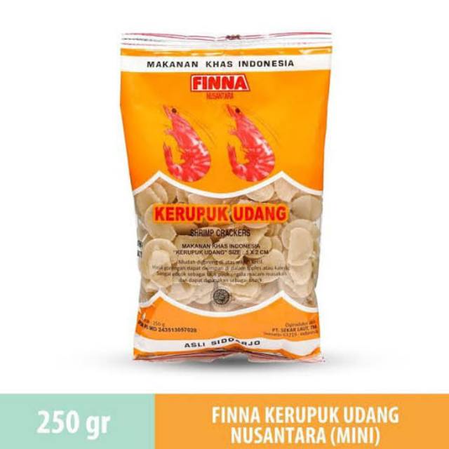 

Finna Kerupuk Udang Nusantara Mini 250gr