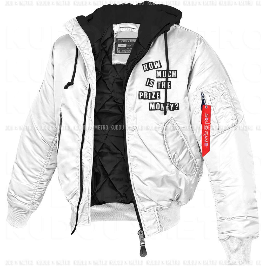 Jaket Bomber Waterproof Sq*id Game How Much Premium Unisex