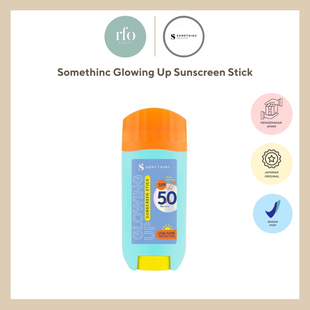 Somethinc Glowing Up Sunscreen Stick SPF 50+ PA ++++