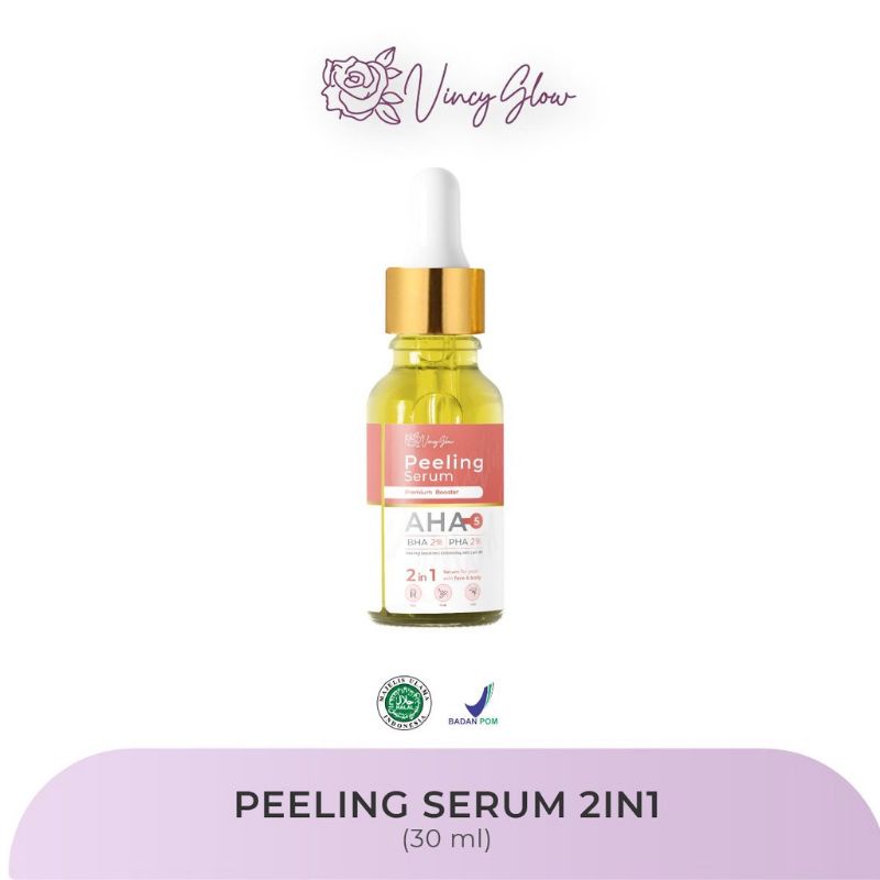 AHA Peeling Serum Whitening Booster by Vincy Glow