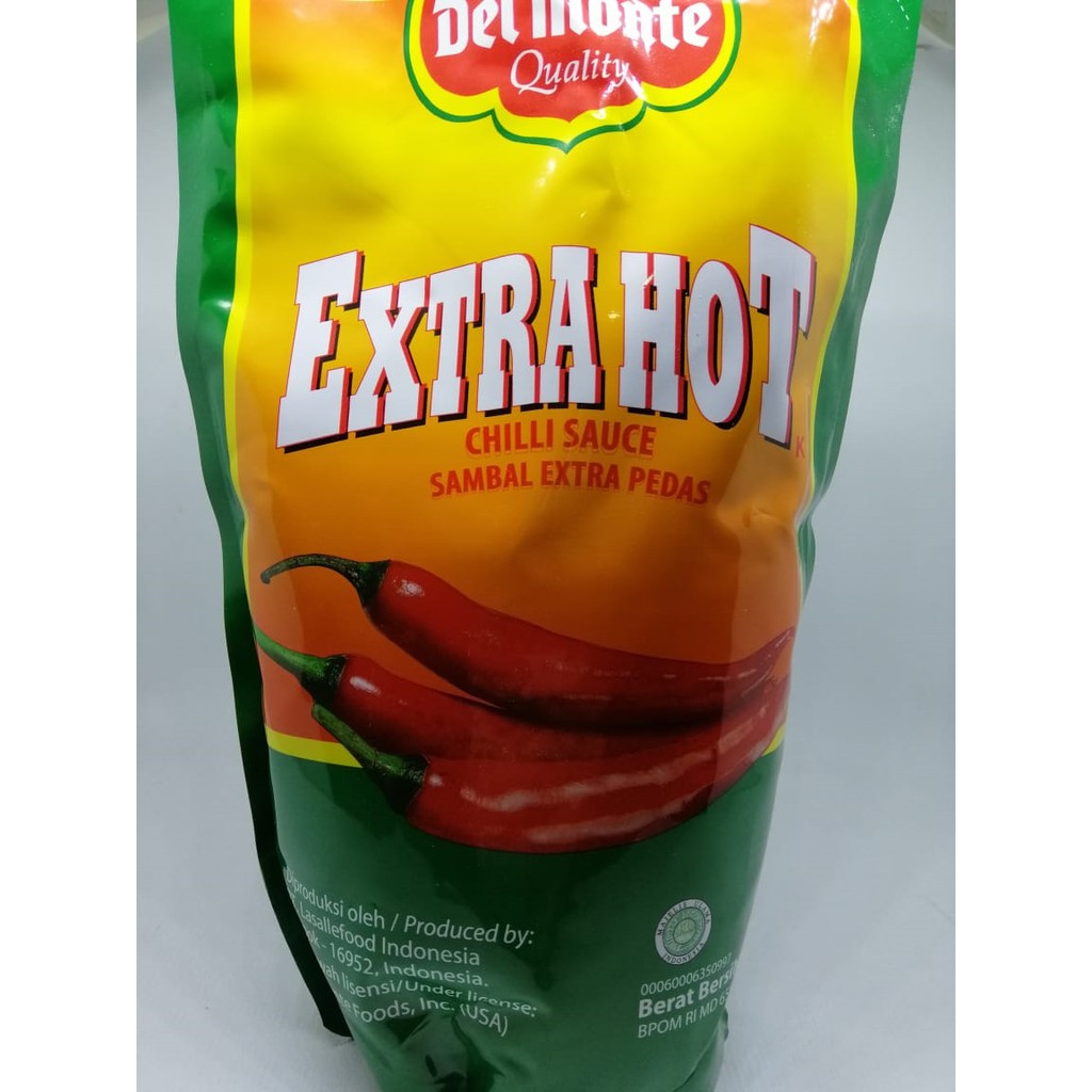 

Saos Sambal Extra Hot Delmonte Kemasan 1 kg