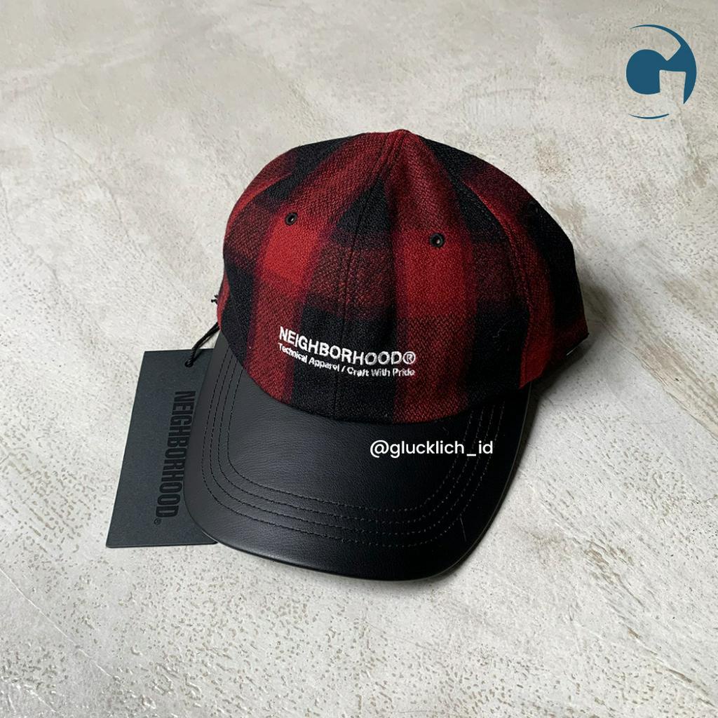 Neighborhood, Buffalo Check Dad Cap in Red