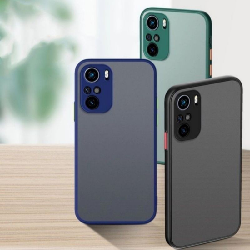 Xiaomi Poco F3 case fuze dove doff matte colour warna