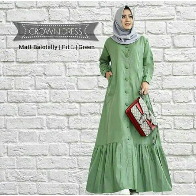 Contoh Baju Gamis Rempel Bawah