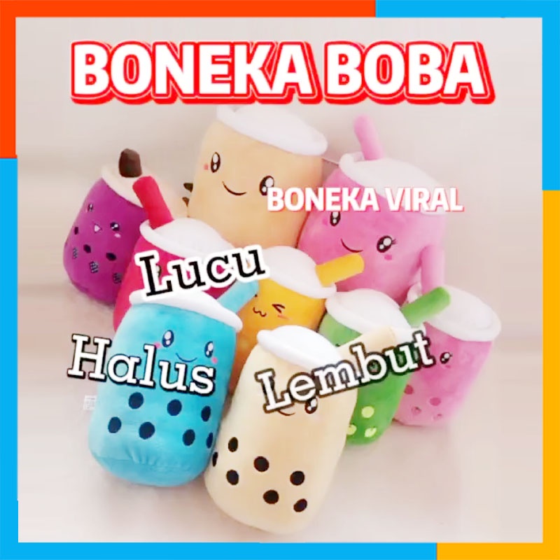 Boneka boba bubble milk tea brown sugar - Boneka bubble tea - Boneka boba milk tea - Boneka Mainan Anak Perempuan - boba milk tea Boneka - Boneka Lucu - Boneka Trend