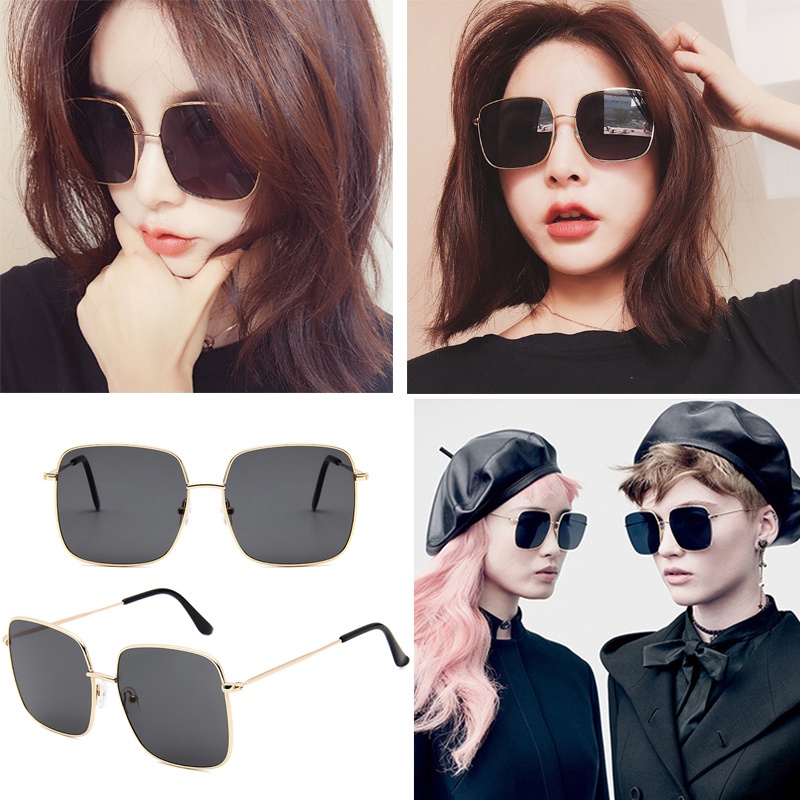 Kacamata Hitam GF43 Warna Permen Bentuk Kotak Gaya Korea untuk Pria dan Wanita UNSEX ACC