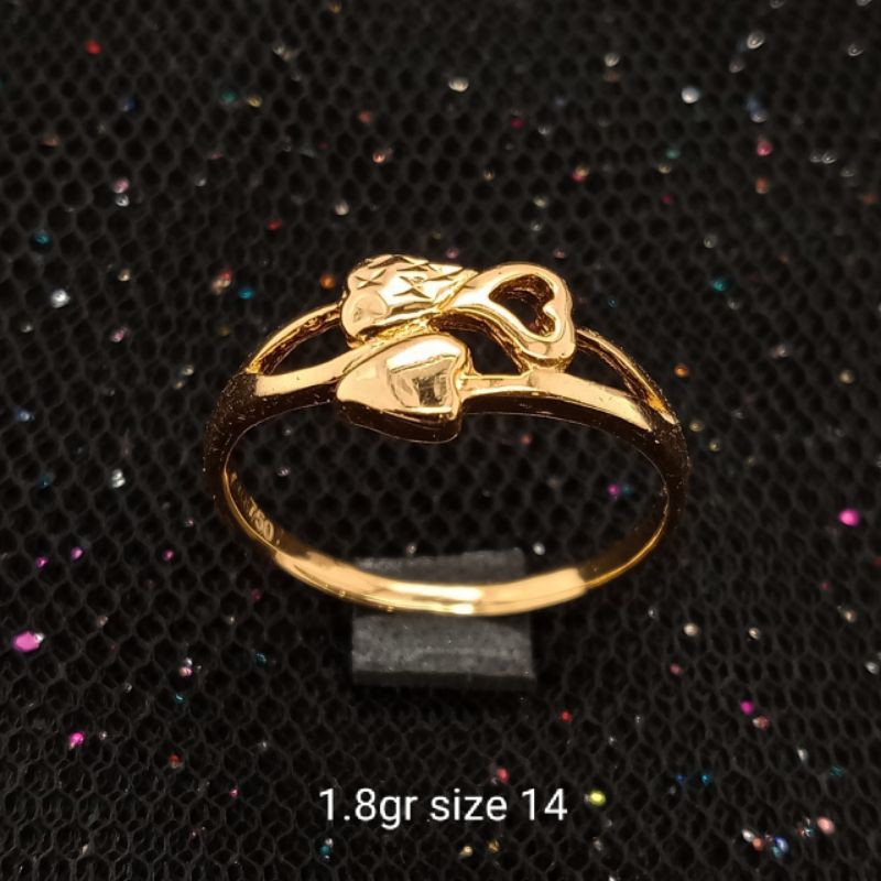 Cincin Emas 17 K - 1.8gr Kadar 750 - 3135