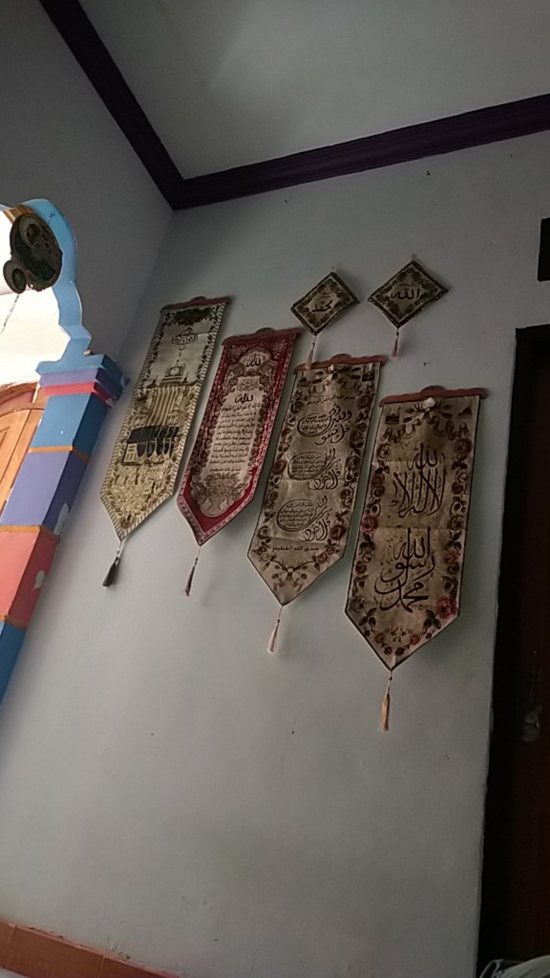 Kiswah Kaligrafi  3 Qul (annas,alikhlas,alfalqh)