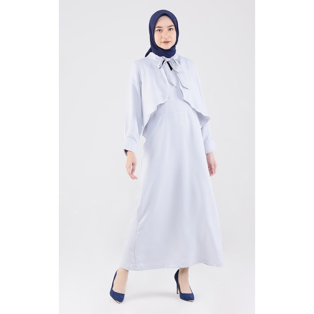 Baju Pesta Lamaran Muslimah  Dress panjang 140cm Maxi LD100-106cm ZAHRA SIGNATURE Long Dress Tia in 
