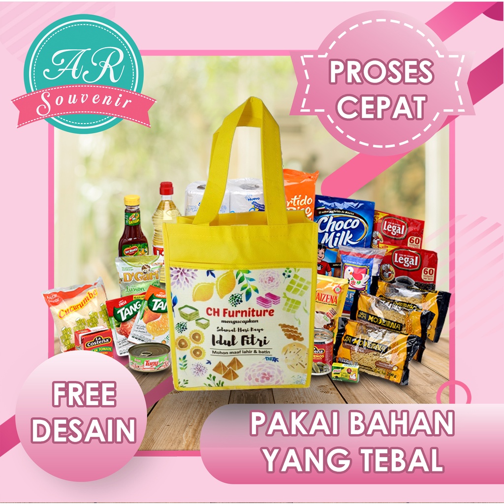 

Tas Parcel Lebaran Model Kantong Custom Murah