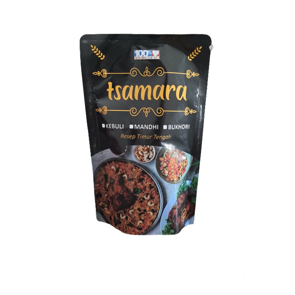 

Kebuli Instan Komplit Beras Basmati 265 gr Tsamara Kebuli