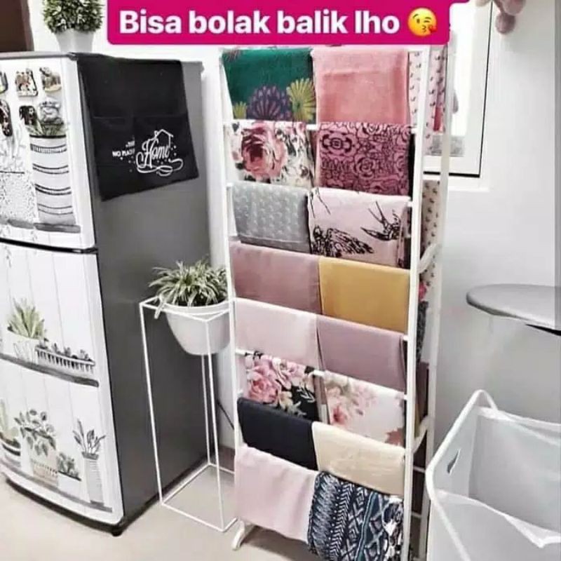 melind store rak jilbab / rak tempat jilbab yang besar pekanbaru / rak gantungan jilbab / rak Sepatu