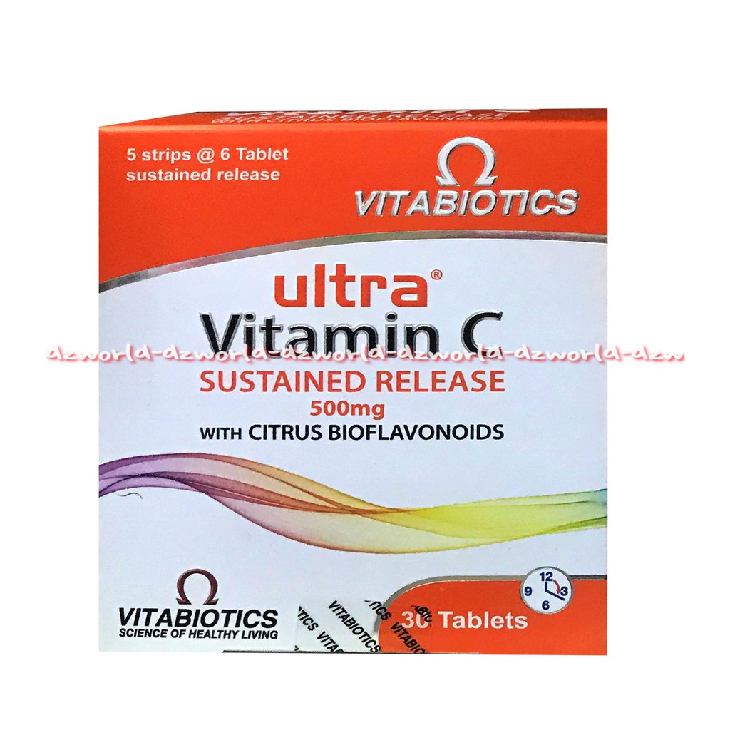 Vitabiotics Ultra Vitamin C Sustainded 30tablets Vit. C Vitamin C Untuk Meningkatkan Imun Daya Tahan Tubuh Vita Biotics