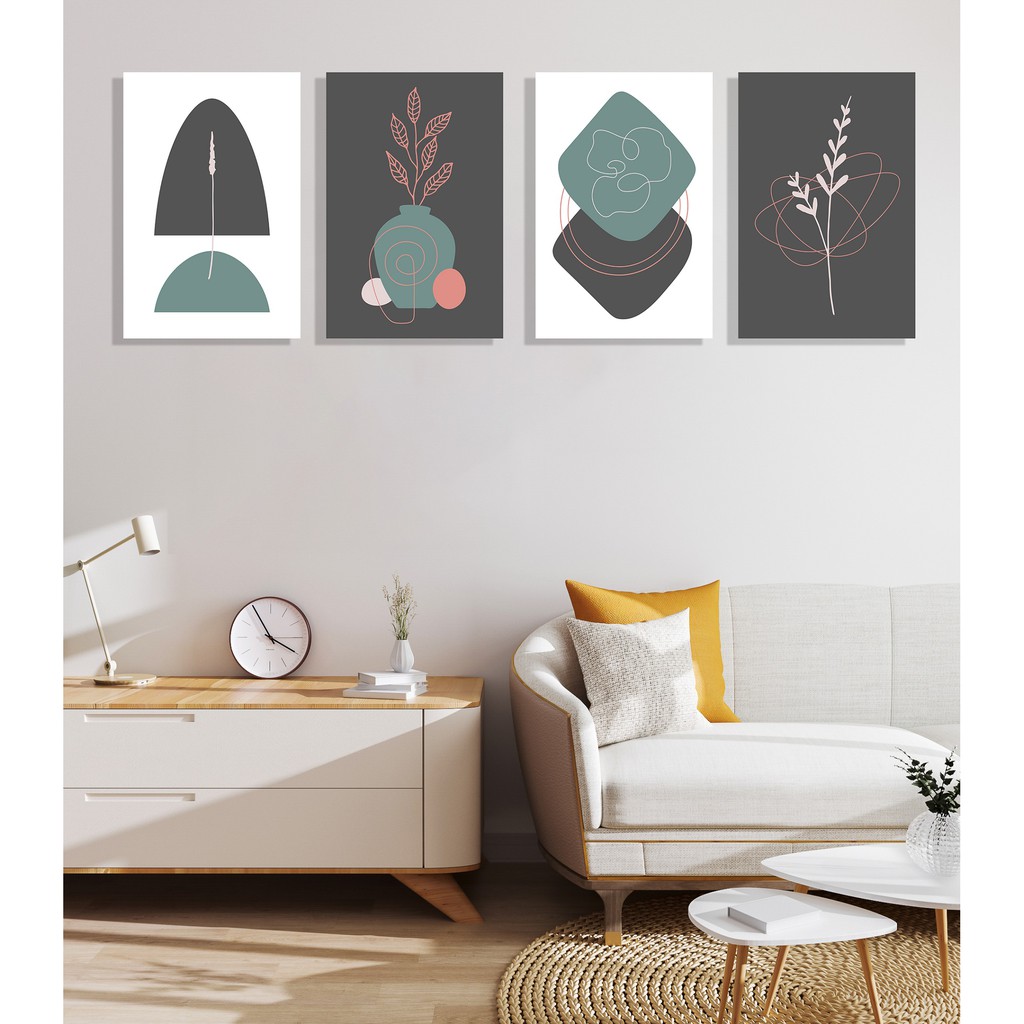 Kamilastorindo Wall Decor Abstrak  Boho Minimalis Hiasan Dinding Poster Kayu Project14 1520