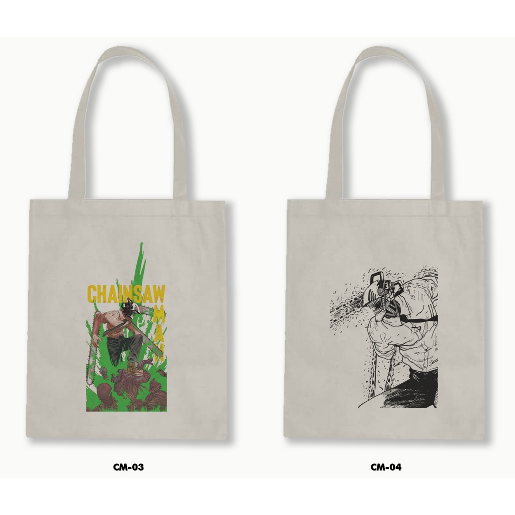 TOTE BAG BLACU - CHAINSAW MAN / ANIME / MANGA