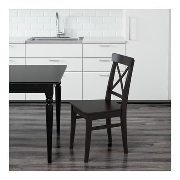 IKIngolf Bangku Duduk Kursi Kayu Pinus Solid Chair IKIngolf Bangku Duduk Kursi Kayu Pinus Solid Chair