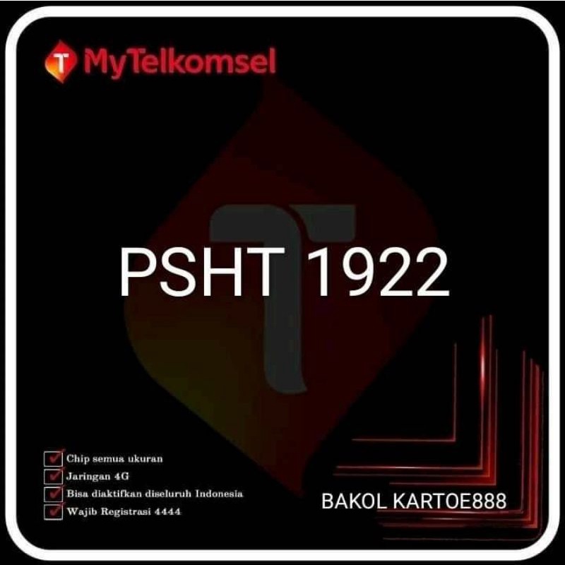 NOMOR CANTIK SERI TAHUN PSHT 1922 NOMOR TELKOMSEL SIMPATI