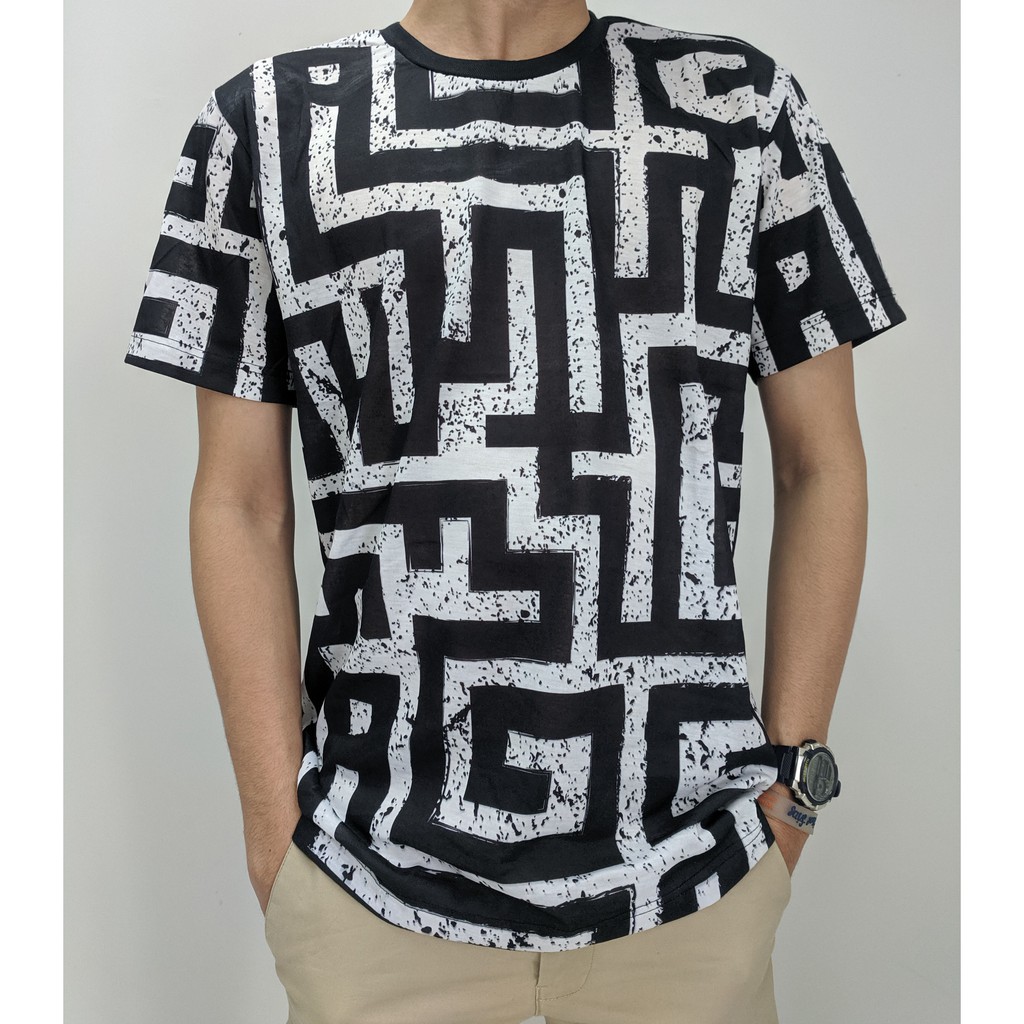 Kaos Pria  / T-Shirt - Baju Kaos Printing 3D A26 Import Bangkok SPOON