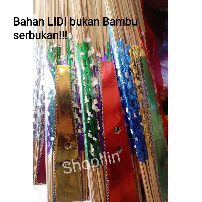 Bendera marhaban / Bendera aqiqah pesta lidi tangkai aqiqah