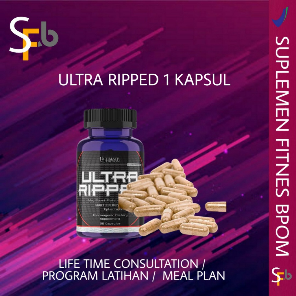 Ultraripped ultra ripped 1 capsule kapsul kaps 1 kaps