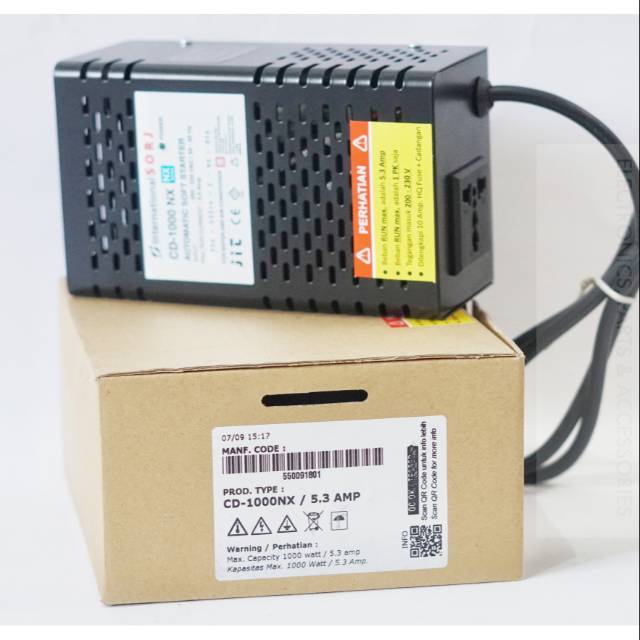 SLOW START INTERNATIONAL SROJ 
CD 1000 NX  1000 watt