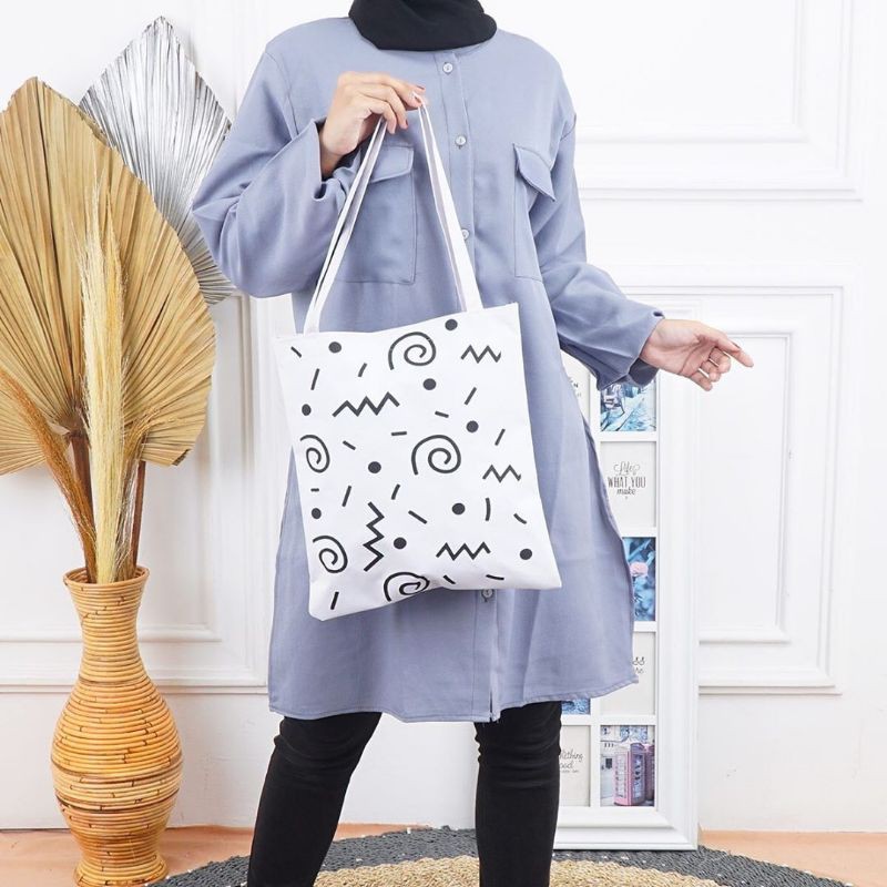 TOTE BAG CANVAS MOTIF / TOTE BAG KPOP