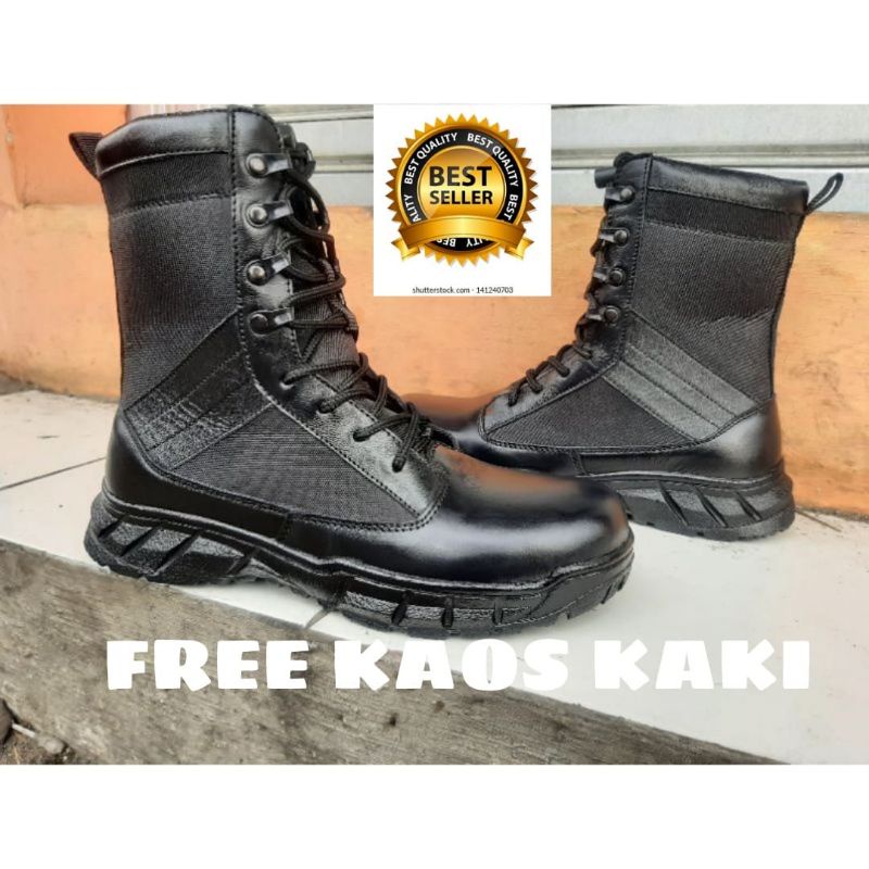 100% ORIGINAL SEPATU PDL KULIT ASLI SEPATU MODEL JATAH POLISI SEPATU PDL MODEL TERBARU SEPATU PDL MU