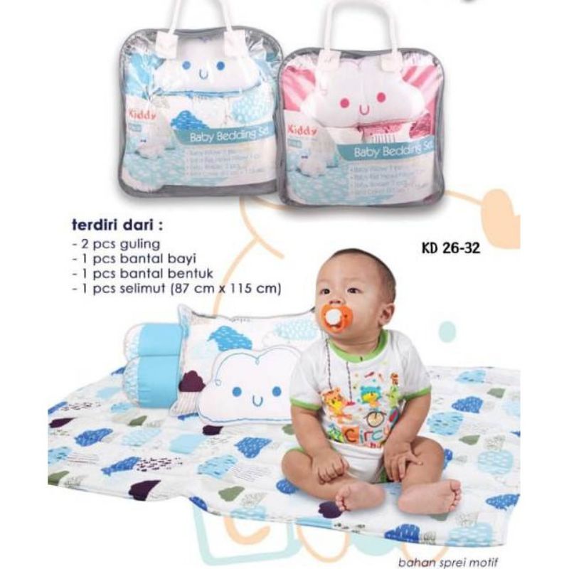 Bedding Set Motif Kiddy- Selimut Bayi Set - Gift Set - Kado Lahiran - Bed Cover Anak KD2632