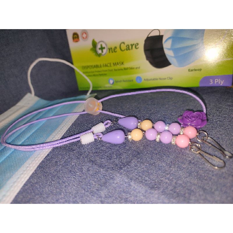 Pengait masker kalung masker strap kait telinga / konektor  masker hijab / strap mask headloop