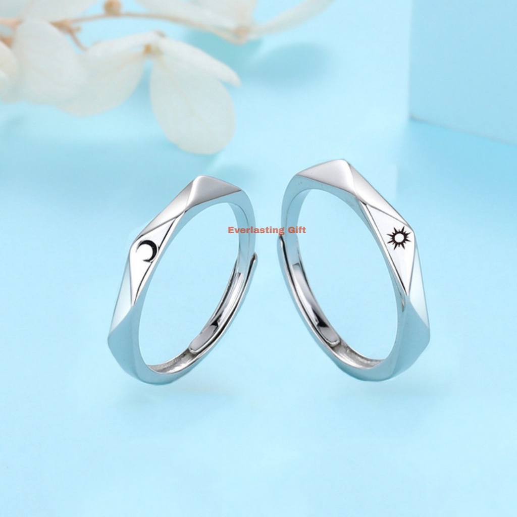 Cincin Nikah Cincin Couple Model Sun and Moon Limited Edition