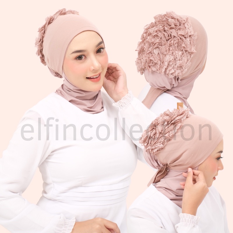 INNER TURKI RENDA/CIPUT CEPOL BRUKAT (Non-isi) | Daleman Kerudung Antipusing