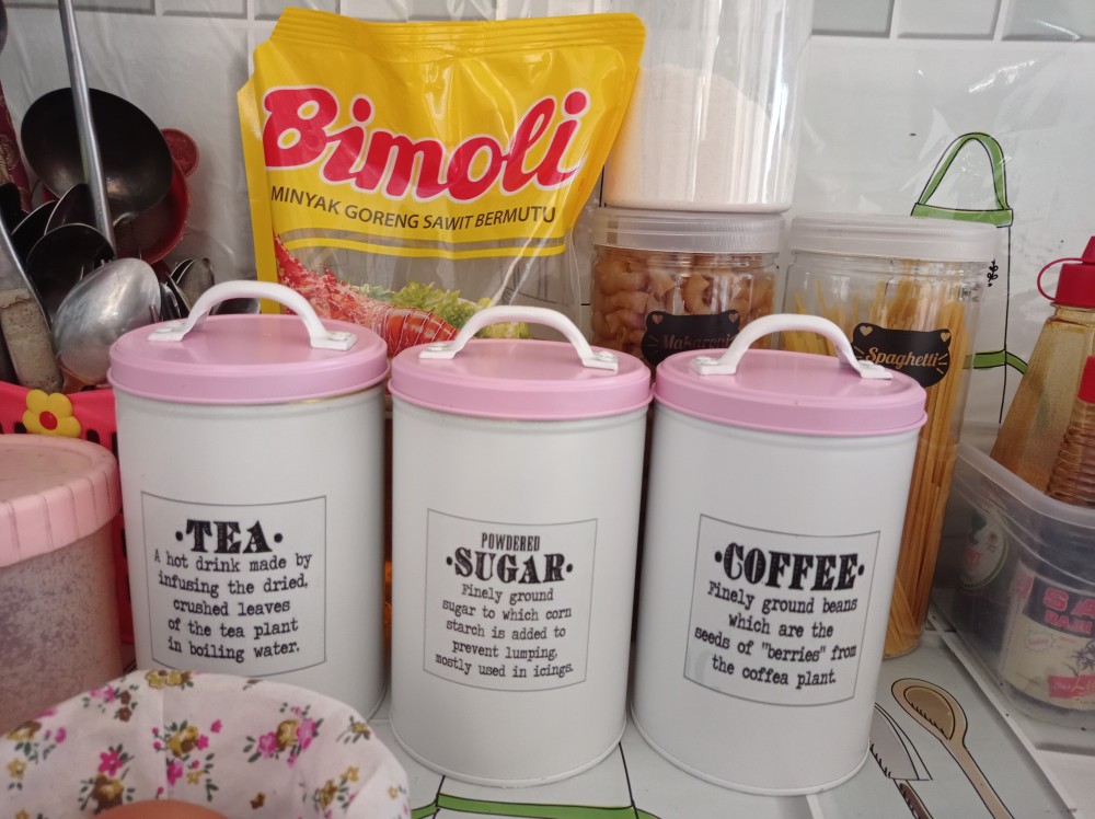 Toples Bumbu Dapur Jumbo ( Kapasitas 1l ) Bisa Request Warna Dan Tulisan