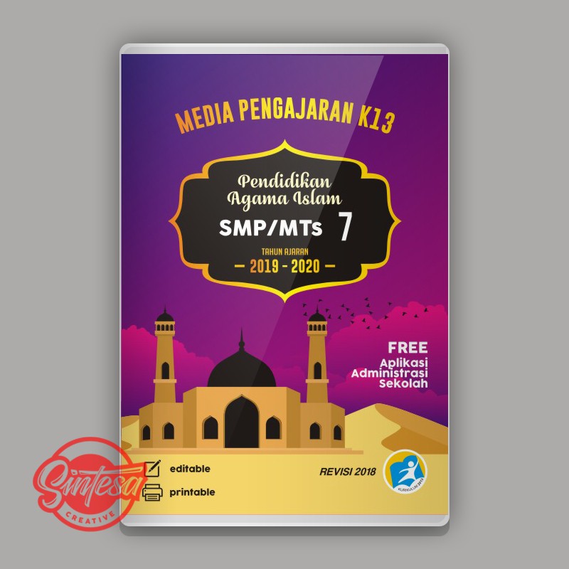 Cd Perangkat Pembelajaran Rpp Pendidikan Agama Islam Smp Mts Kelas 7 8 Dan 9 K13 Revisi Terbaru