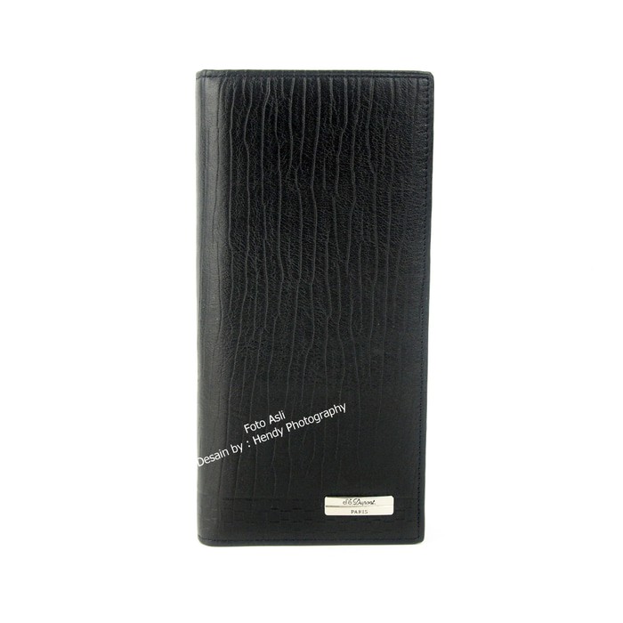 Termurah  DOMPET PANJANG KULIT ASLI IMPORT MURAH  | St. Dupont 11D-08 BLACK - Gratis Ongkir