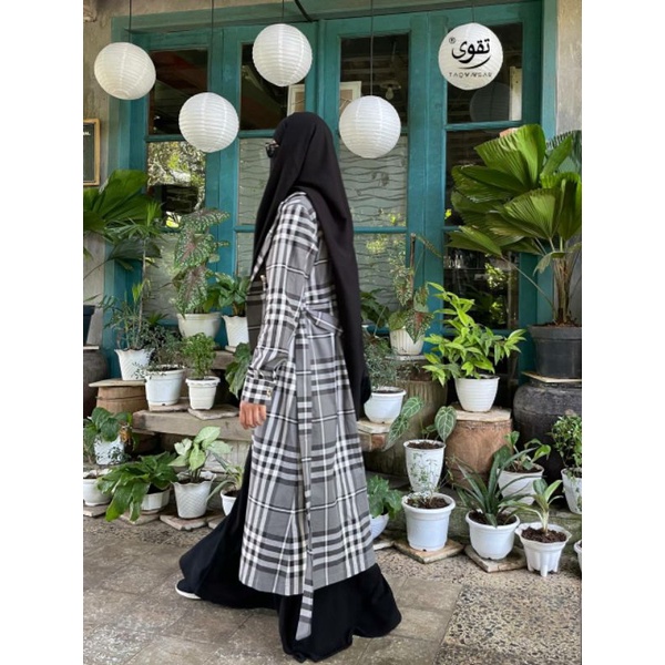outer shanum by taqwawear blazer long coat longcoat