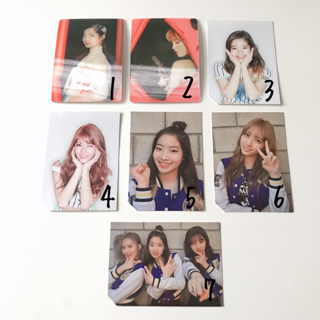 TWICE PAGE TWO PHOTOCARD DAHYUN MOMO