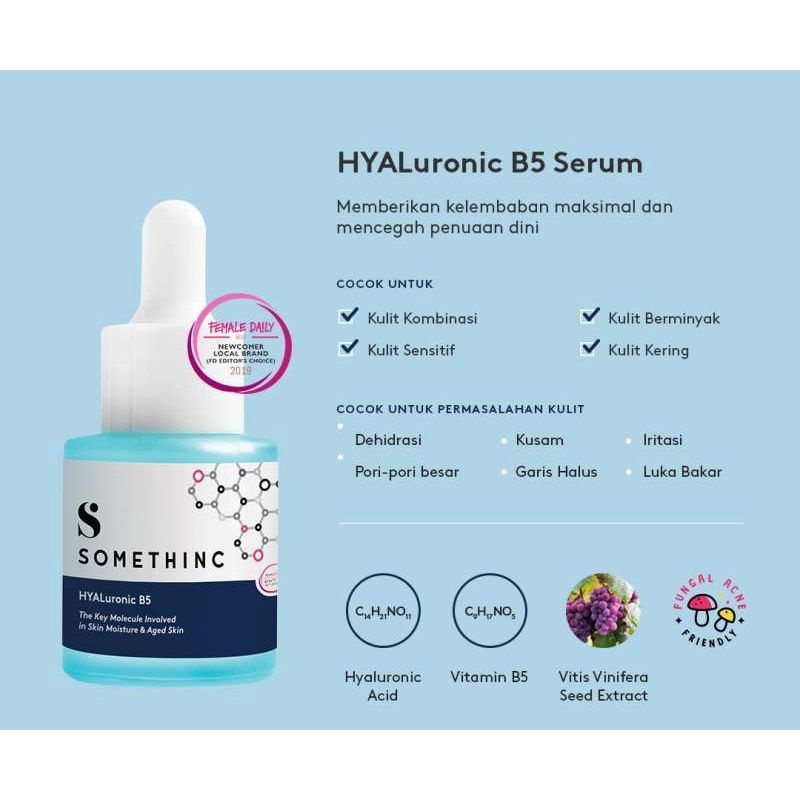 Somethinc HYALuronic 9+ Advanced + B5 Serum 20ml