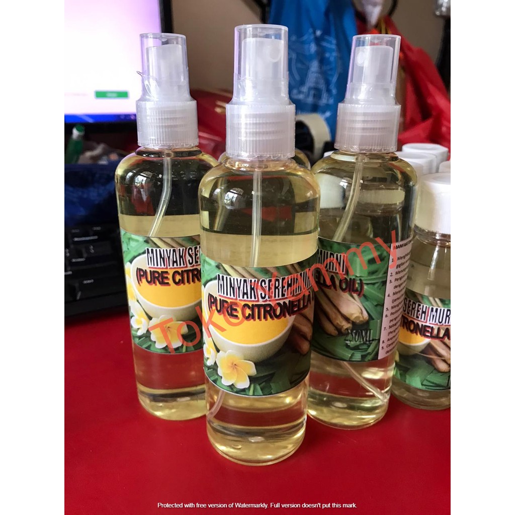 MINYAK SEREH MURNI 100% / MINYAK SERAI ASLI / MINYAK SEREI 250ML