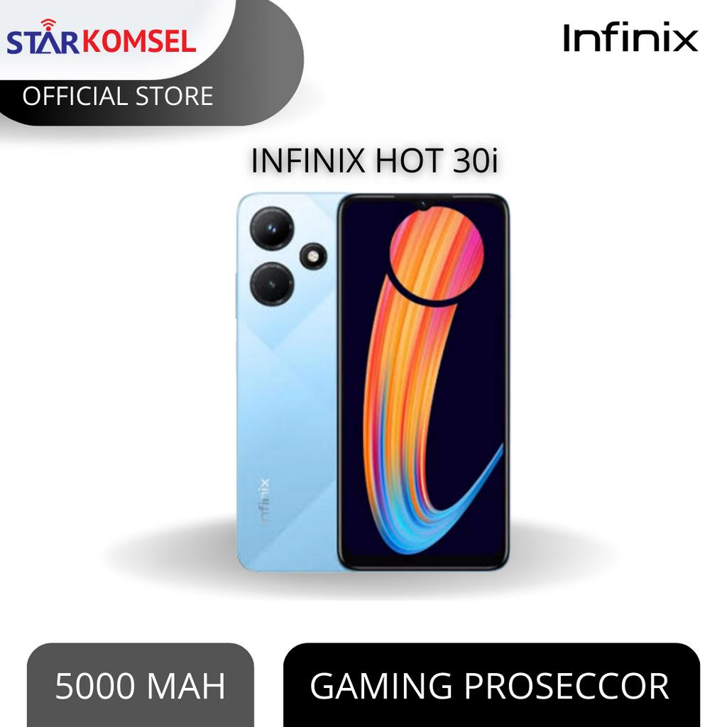 HP INFINIX HOT 30i 8/128 EXTENDED RAM 16GB GARANSI RESMI