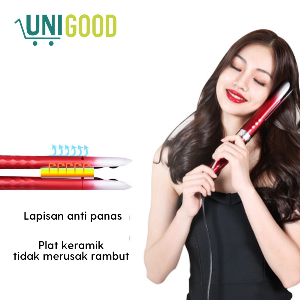 UNIGOOD - Magicurl Riwa Catokan Rambut Keriting Otomatis Keramik Automatic Hair Curler