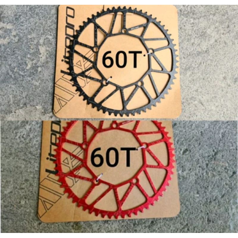 Chainring litepro 60 T Chain ring arm narrow wide cnc alloy bcd 130 mm