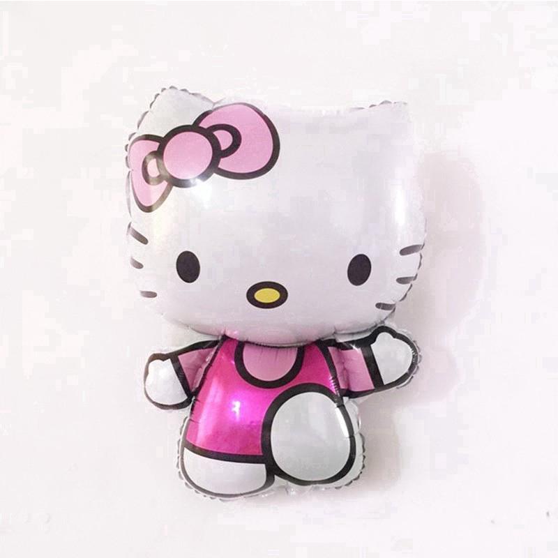 33Pcs Set Balon Desain Hello  Kitty  untuk Dekorasi  Pesta 