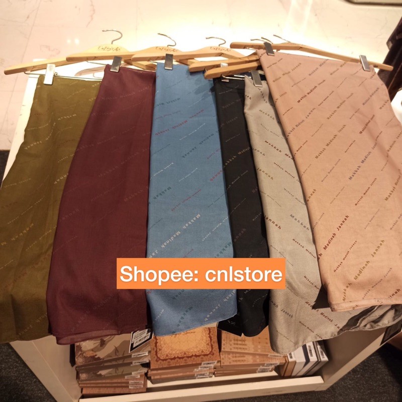 Scarf MMJ (Makkah Madinah Jannah) Square Series Vivi Zubedi Original Authentic Voal 120 x 120cm