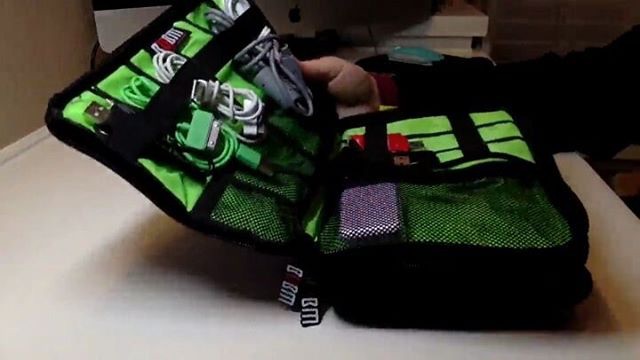 Bubm Travel Bag Organizer Gadget Organizer Dual Layer